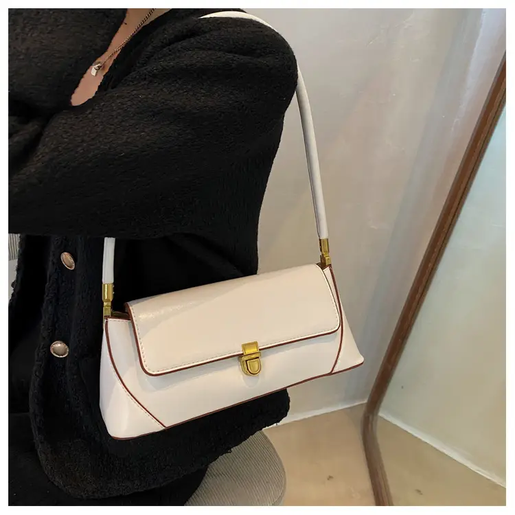 Black Leather Single Shoulder Bag for Women 2025 — feature 13