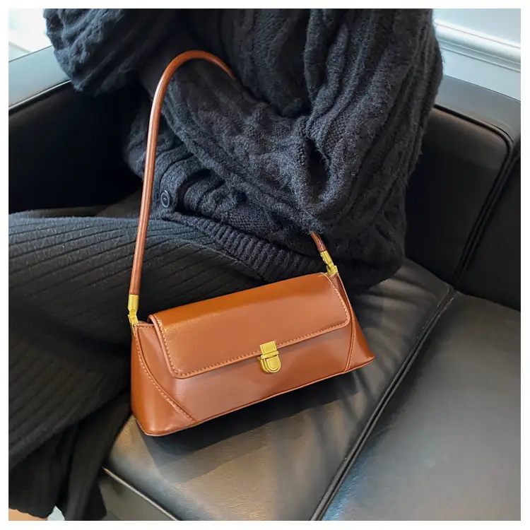 Black Leather Single Shoulder Bag for Women 2025 — feature 21