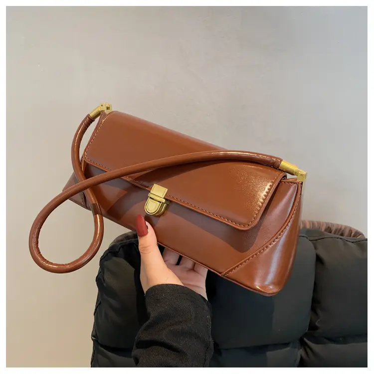 Black Leather Single Shoulder Bag for Women 2025 — feature 25
