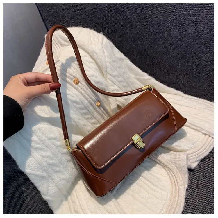 Black Leather Single Shoulder Bag for Women 2025 — feature 26