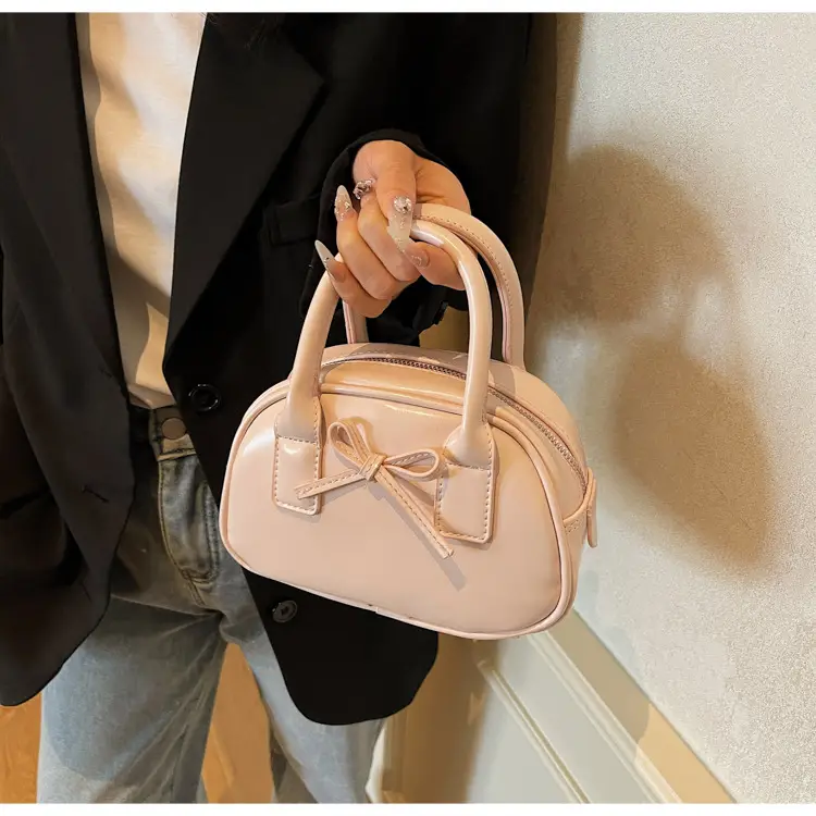 Red Bowknot Shell Handbag for Women — feature 13