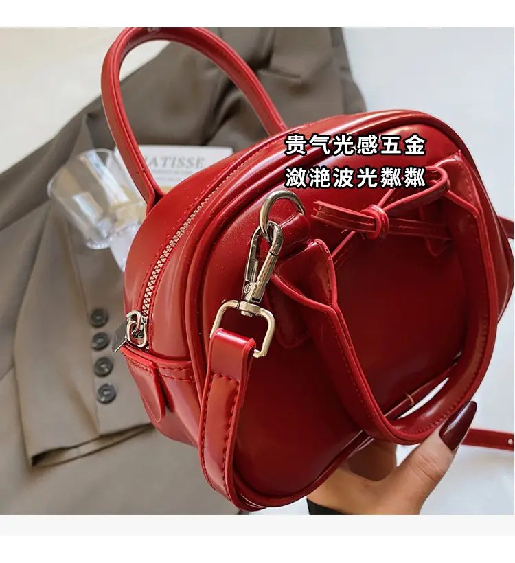 Red Bowknot Shell Handbag for Women — feature 22