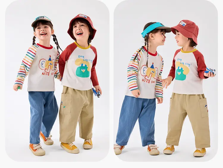 Dudu Kids T-Shirt 2-Pack Spring Boys Girls — feature 25