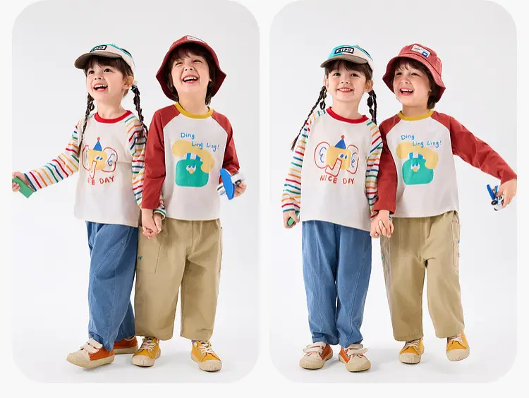Dudu Kids T-Shirt 2-Pack Spring Boys Girls — feature 27