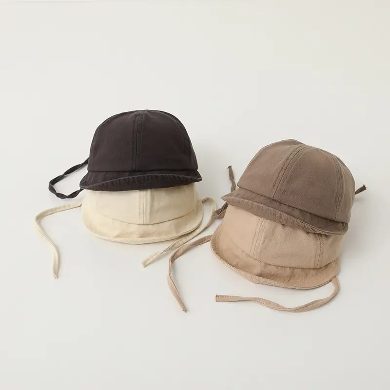 Baby Cap Spring Autumn Thin Ins Solid Color — feature 2
