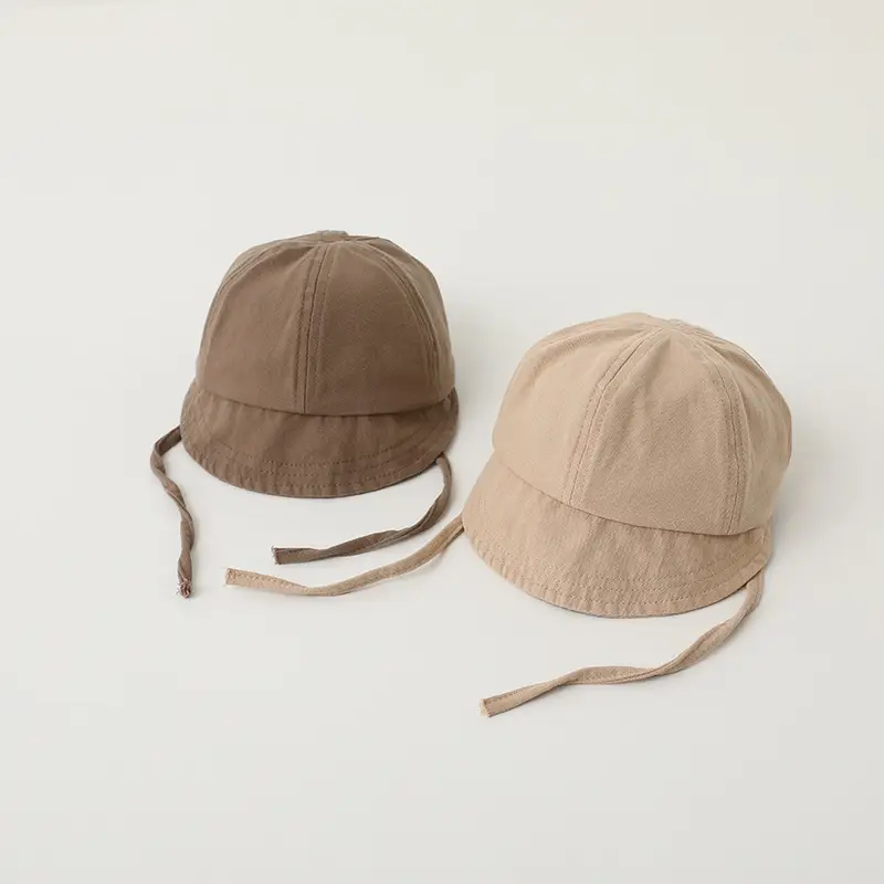Baby Cap Spring Autumn Thin Ins Solid Color — feature 5