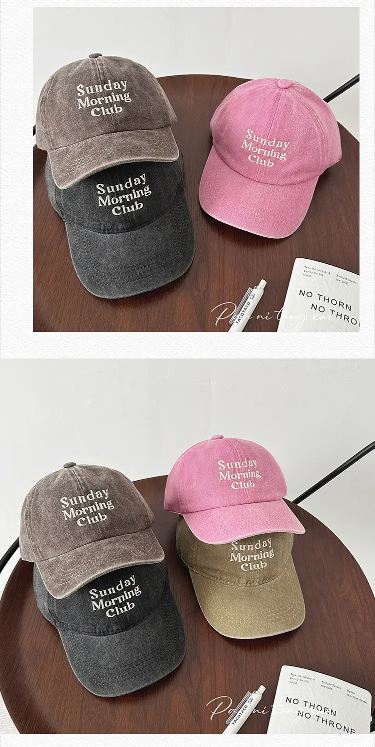 Blue Sunday Monitors Baseball Cap for Kids Women Washable — feature 26