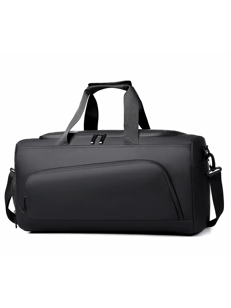 Grey Multi-Function Shoulder Bag for Travel & Fitness - Image 6
