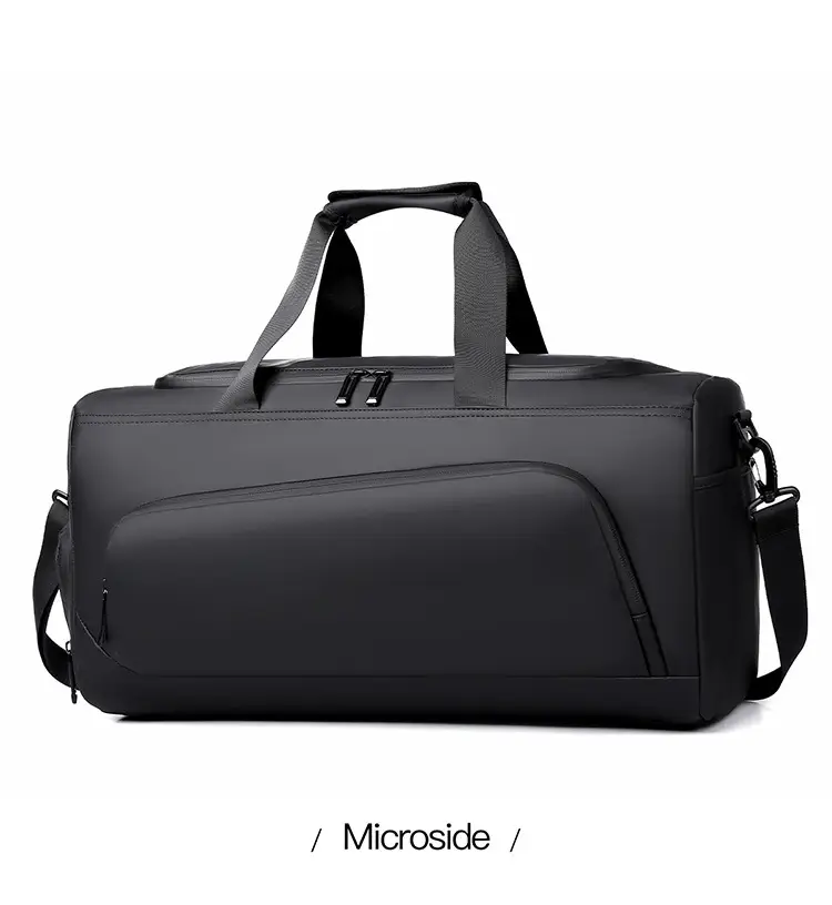 Grey Multi-Function Shoulder Bag for Travel & Fitness — feature 33