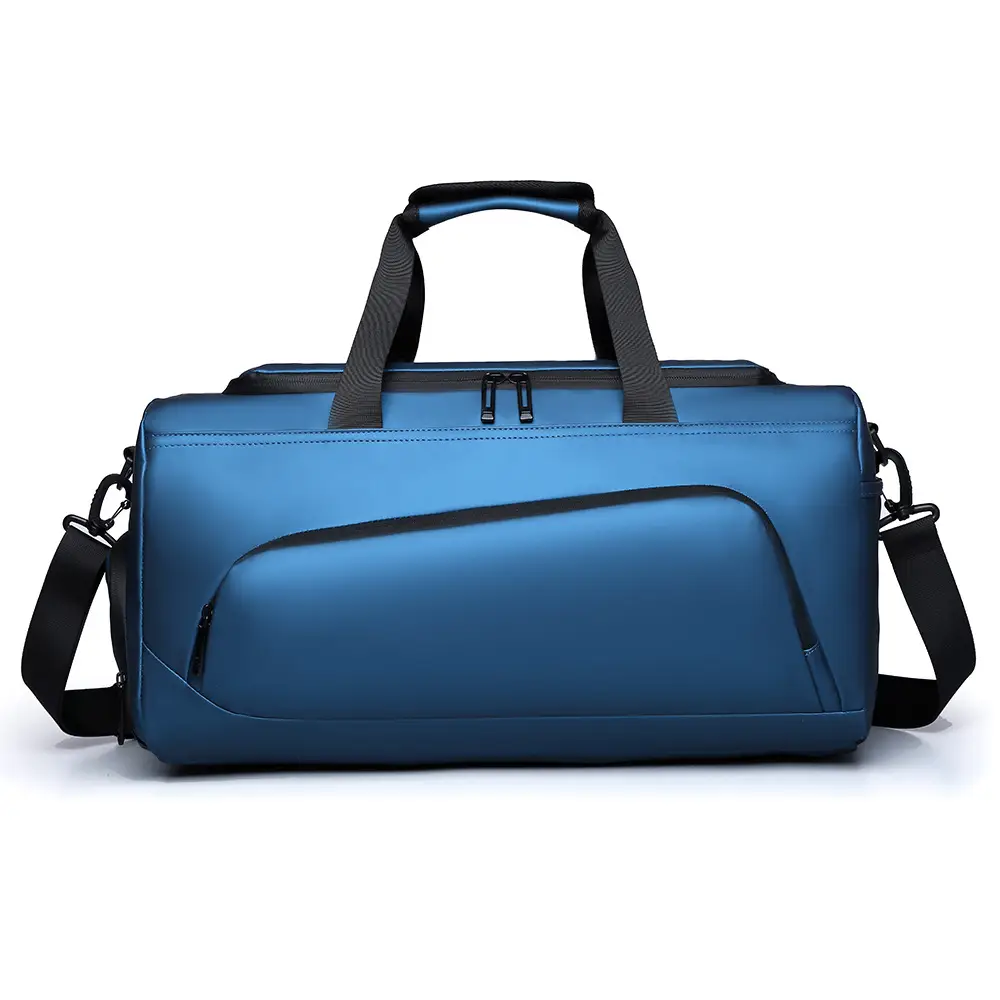 Grey Multi-Function Shoulder Bag for Travel & Fitness - Image 4