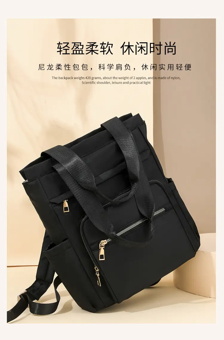 Women's Large Capacity Oxford Cloth Business Backpack — feature 2