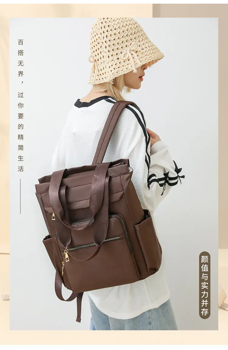 Women's Large Capacity Oxford Cloth Business Backpack — feature 4