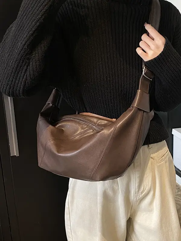 Black Crossbody Bag for Women Large Capacity 2025 - Image 5