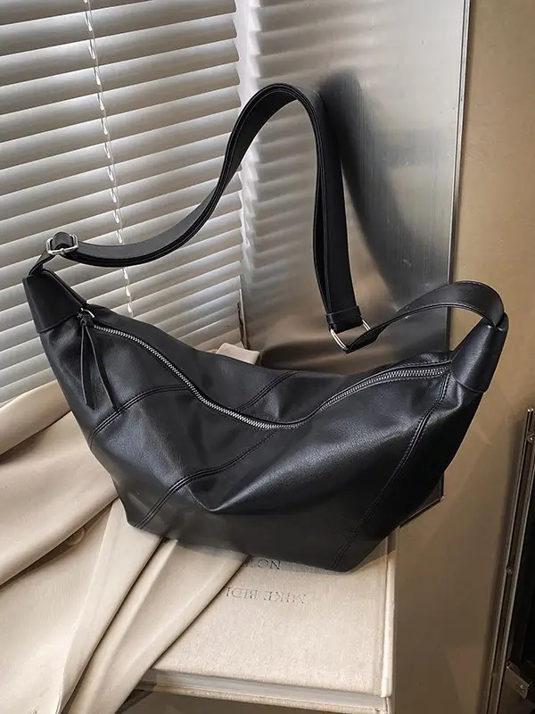 Black Crossbody Bag for Women Large Capacity 2025 - Image 6