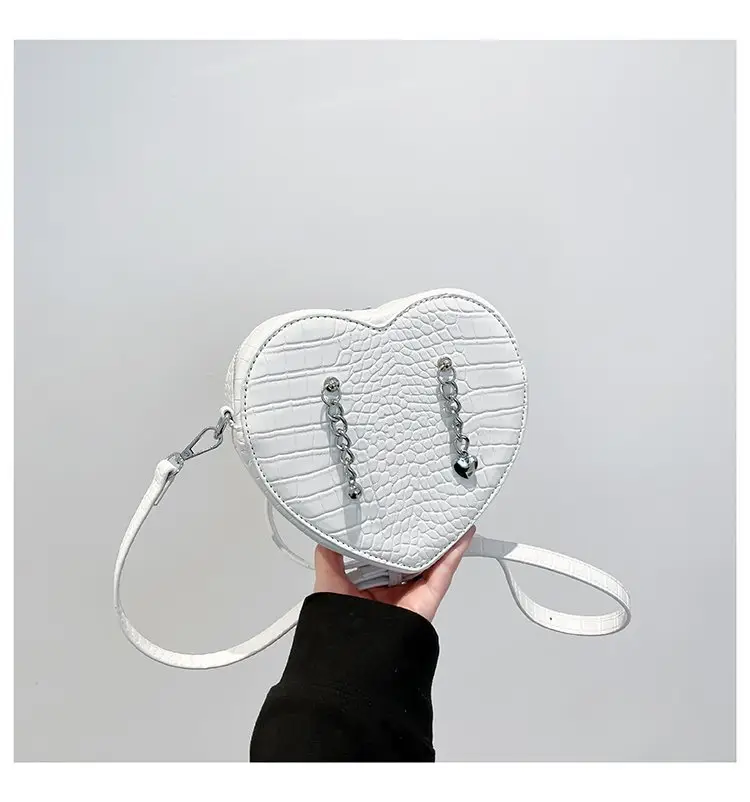 Heart Shape Red PU Chain Bag for Women — feature 11
