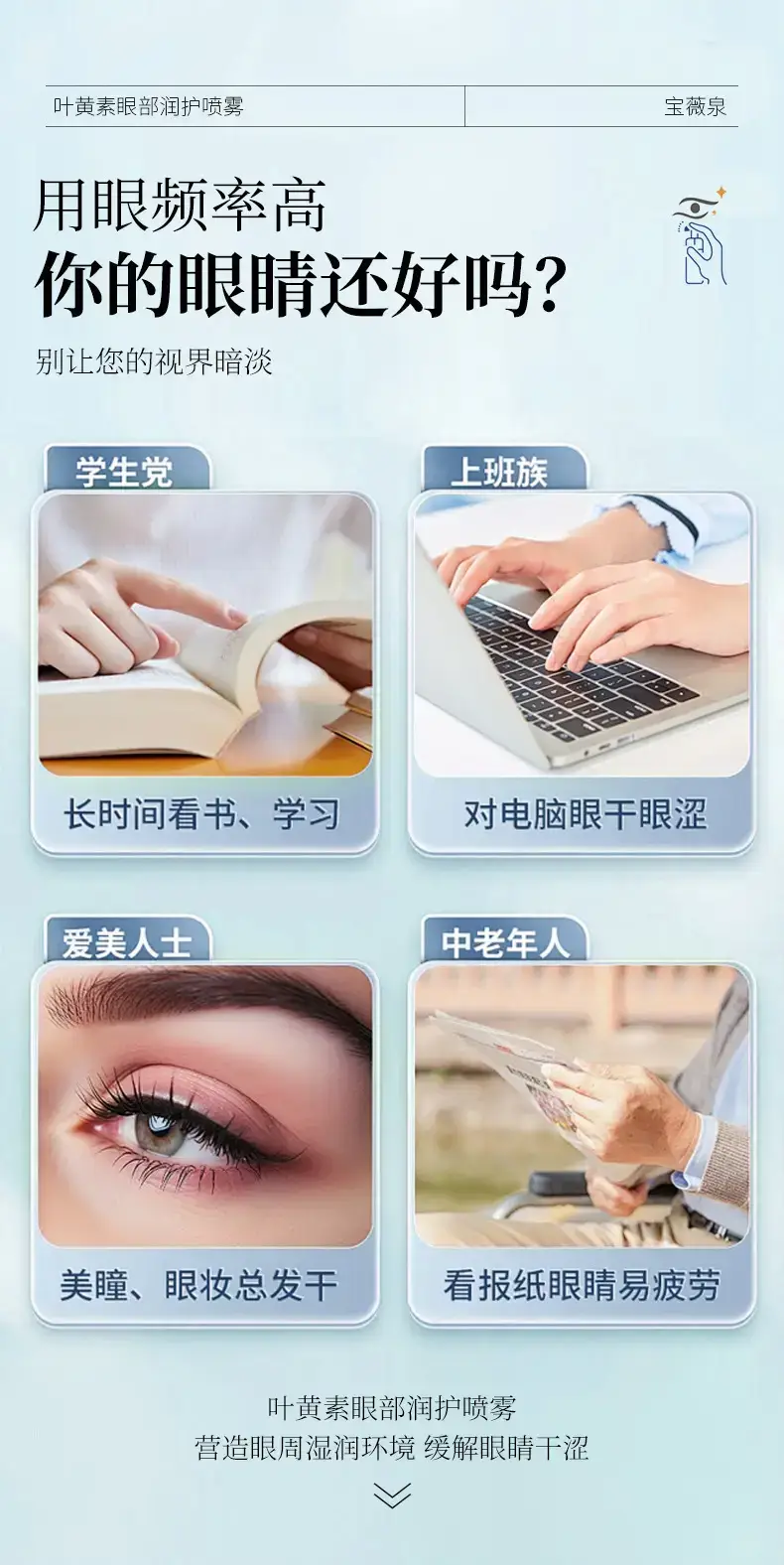 Bao Wei Quan Lutein Eye Moisturizing Spray 20ml — feature 2