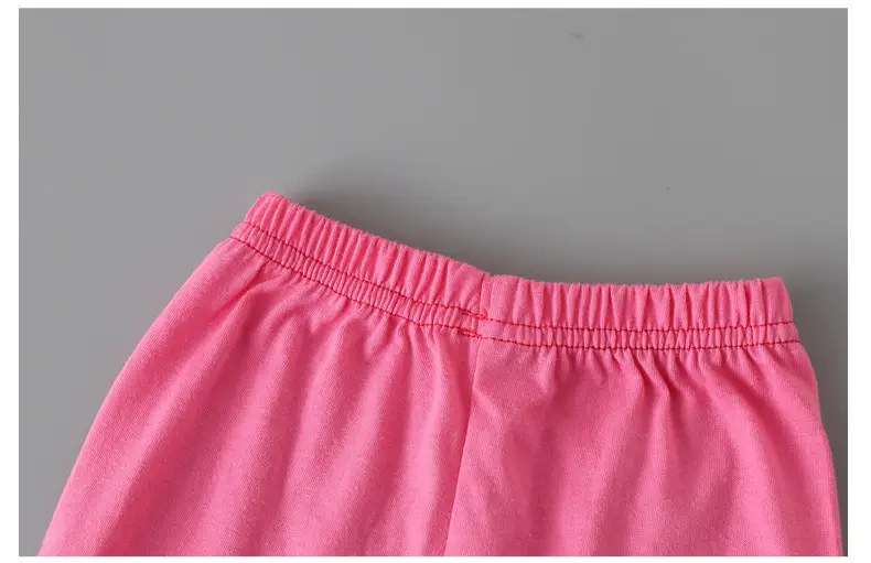 Kids Cotton T-Shirt Shorts Set Blue Gray Summer — feature 20