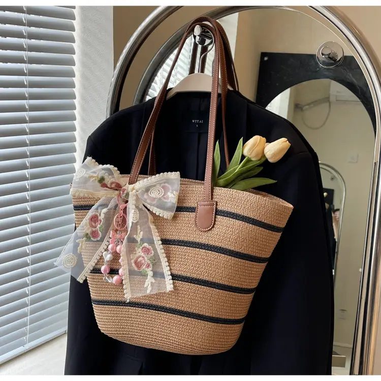 Women Straw Woven Beach Bag Large Capacity 2026 — feature 15