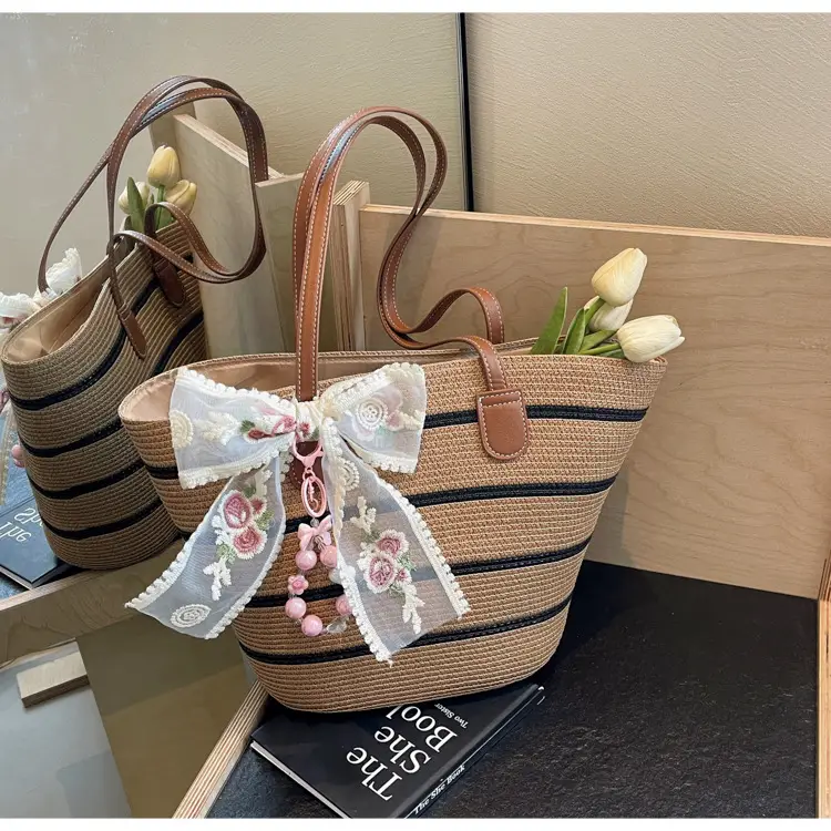 Women Straw Woven Beach Bag Large Capacity 2026 — feature 20
