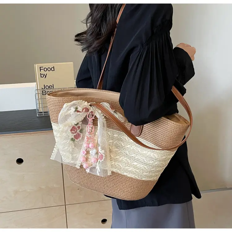 Women Straw Woven Beach Bag Large Capacity 2026 — feature 37