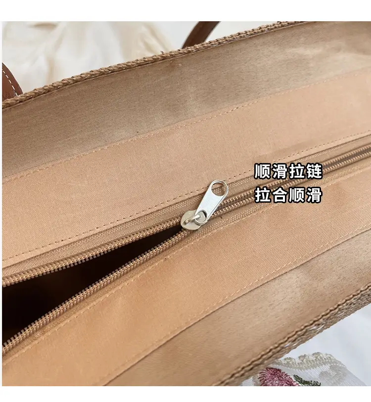Women Straw Woven Beach Bag Large Capacity 2026 — feature 4