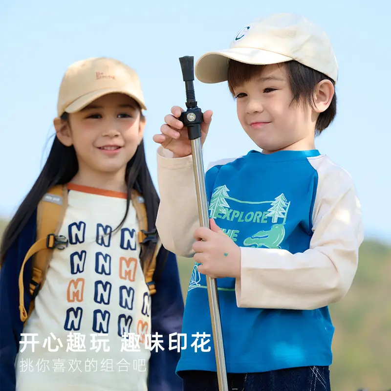 Miantiantang Pure Cotton Boys' Long Sleeve T-Shirt Set - Image 9