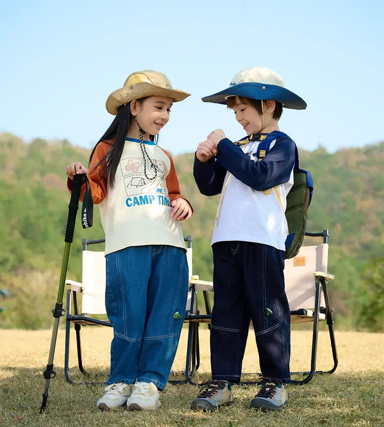 Miantiantang Pure Cotton Boys' Long Sleeve T-Shirt Set — feature 23