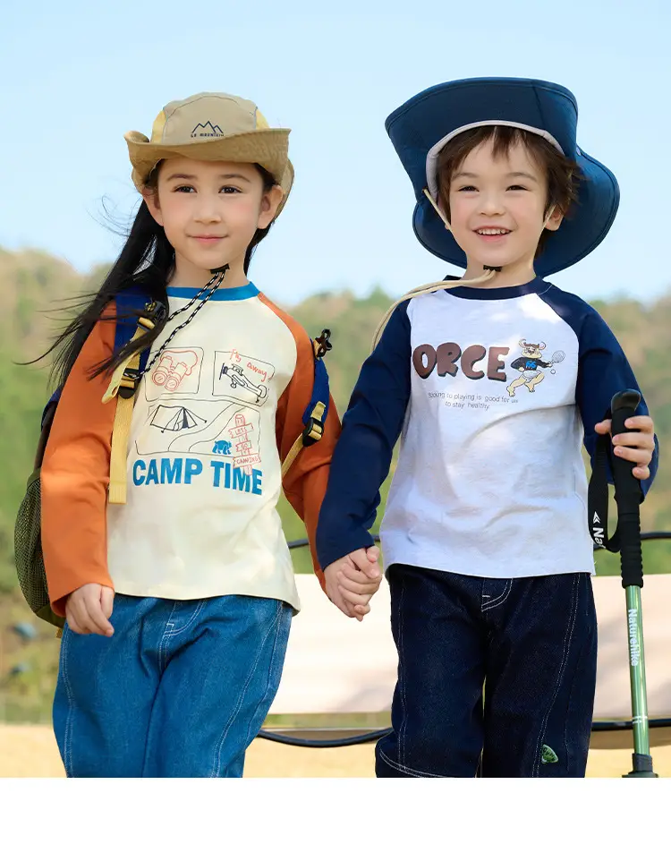 Miantiantang Pure Cotton Boys' Long Sleeve T-Shirt Set — feature 26