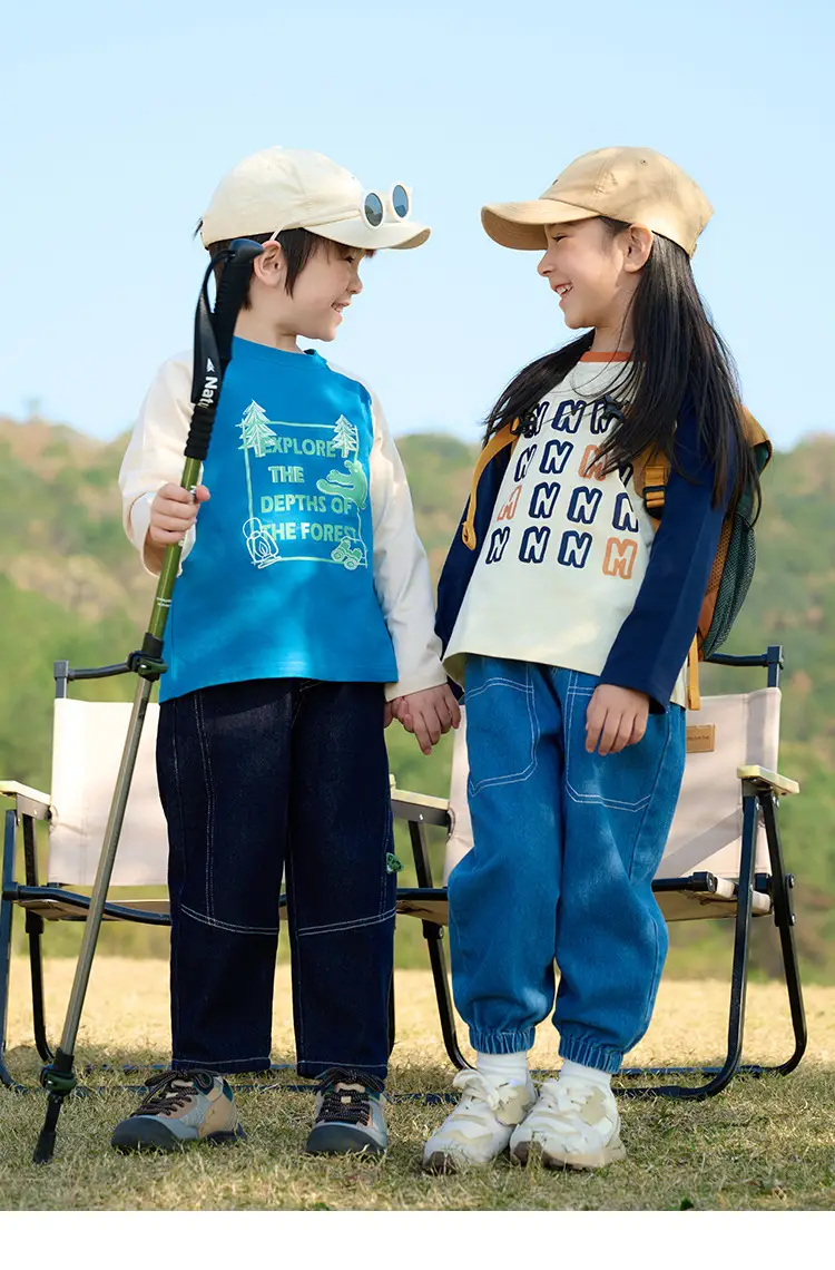 Miantiantang Pure Cotton Boys' Long Sleeve T-Shirt Set — feature 27
