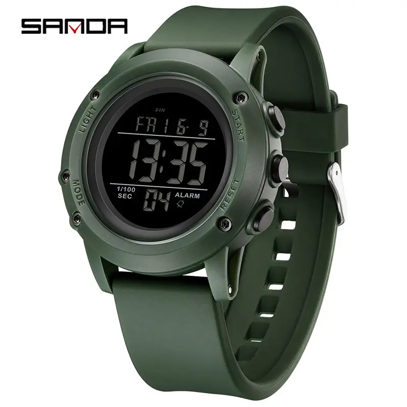 Sanda Digital Watch Multi Color for Men Women - Image 7