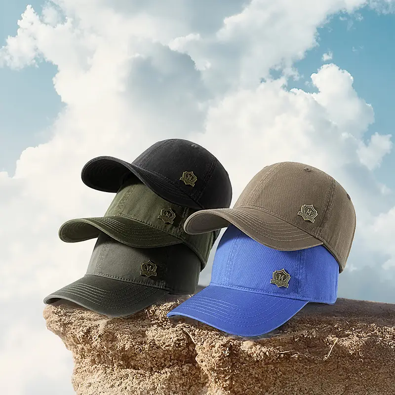 2025 Sunshade Baseball Cap Wash Cotton Big Head Covering Hat Men's Women's Outdoor Sports Hat - Image 14