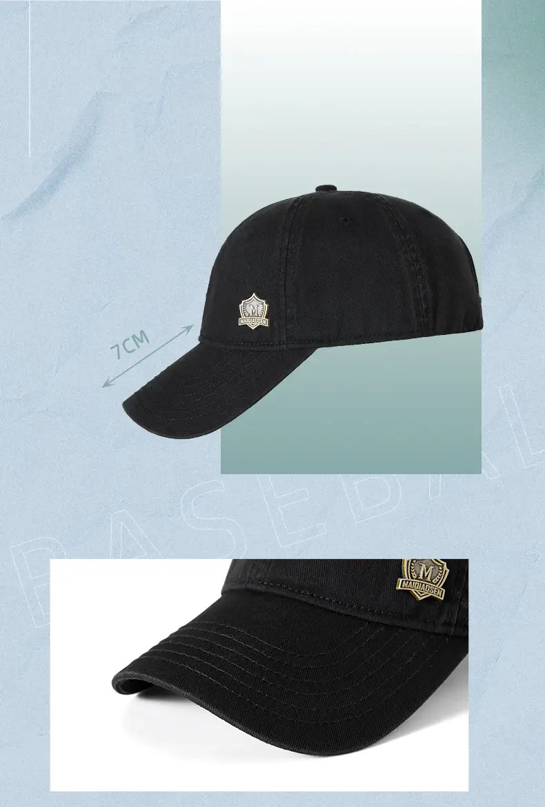 2025 Sunshade Baseball Cap Wash Cotton Big Head Covering Hat Men's Women's Outdoor Sports Hat — feature 14