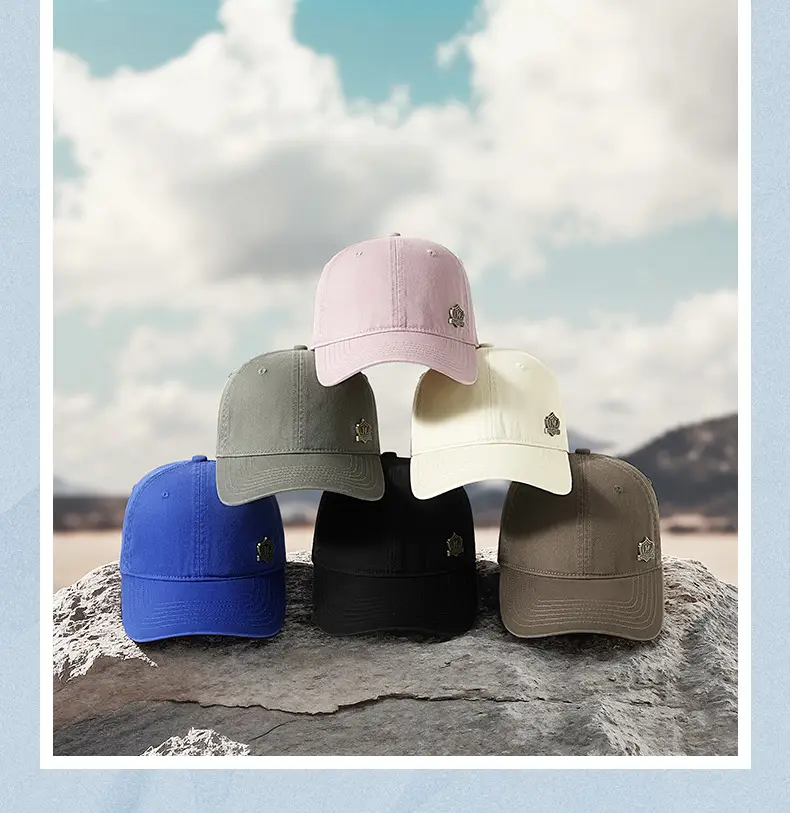 2025 Sunshade Baseball Cap Wash Cotton Big Head Covering Hat Men's Women's Outdoor Sports Hat — feature 29