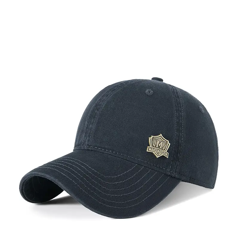 2025 Sunshade Baseball Cap Wash Cotton Big Head Covering Hat Men's Women's Outdoor Sports Hat - Image 2