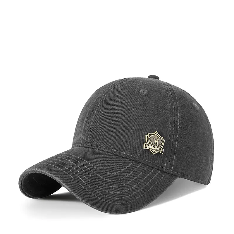 2025 Sunshade Baseball Cap Wash Cotton Big Head Covering Hat Men's Women's Outdoor Sports Hat - Image 4
