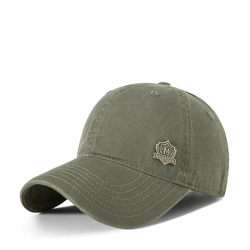 2025 Sunshade Baseball Cap Wash Cotton Big Head Covering Hat Men's Women's Outdoor Sports Hat - Image 5