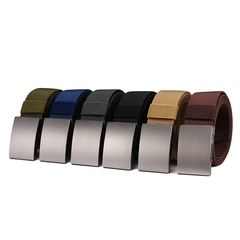 Men's Automatic Buckle Belt with Gold Mesh Strap - Image 8