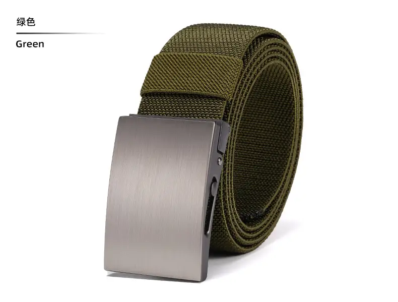 Men's Automatic Buckle Belt with Gold Mesh Strap — feature 16