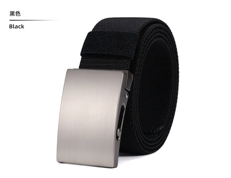 Men's Automatic Buckle Belt with Gold Mesh Strap — feature 17