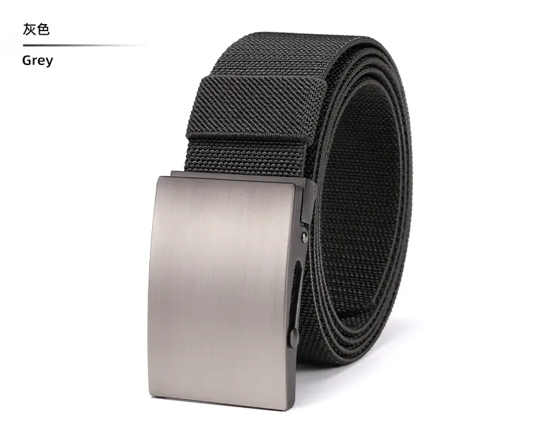 Men's Automatic Buckle Belt with Gold Mesh Strap — feature 18