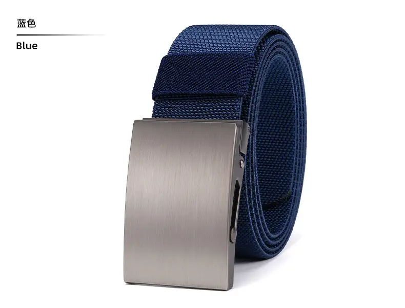 Men's Automatic Buckle Belt with Gold Mesh Strap — feature 19
