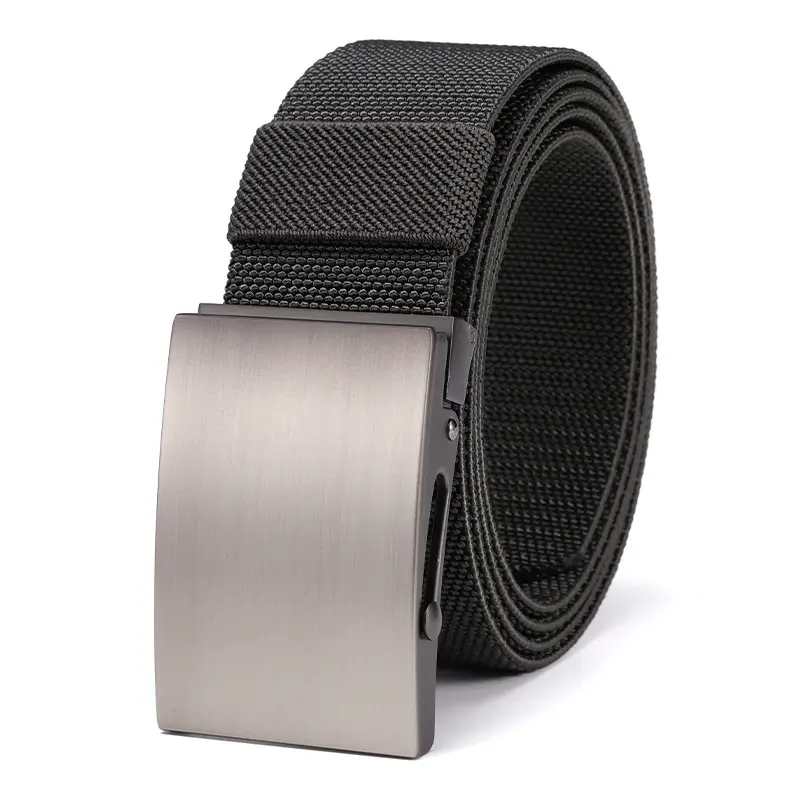 Men's Automatic Buckle Belt with Gold Mesh Strap - Image 3