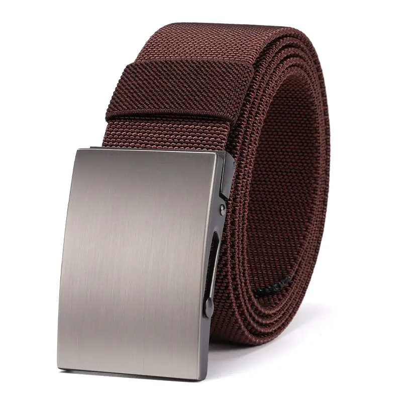 Men's Automatic Buckle Belt with Gold Mesh Strap - Image 5