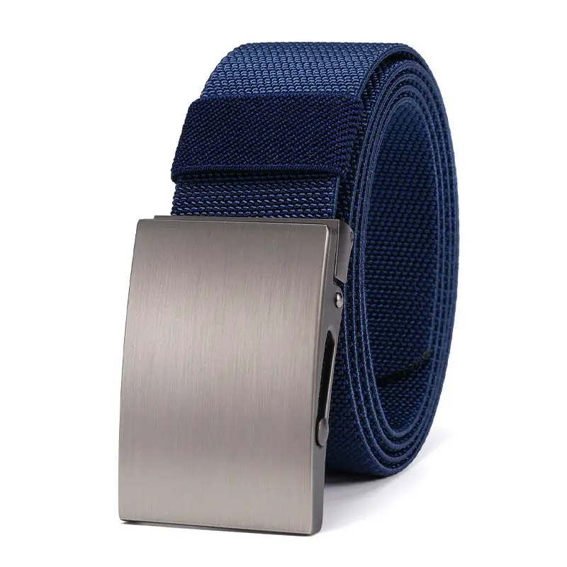 Men's Automatic Buckle Belt with Gold Mesh Strap - Image 6