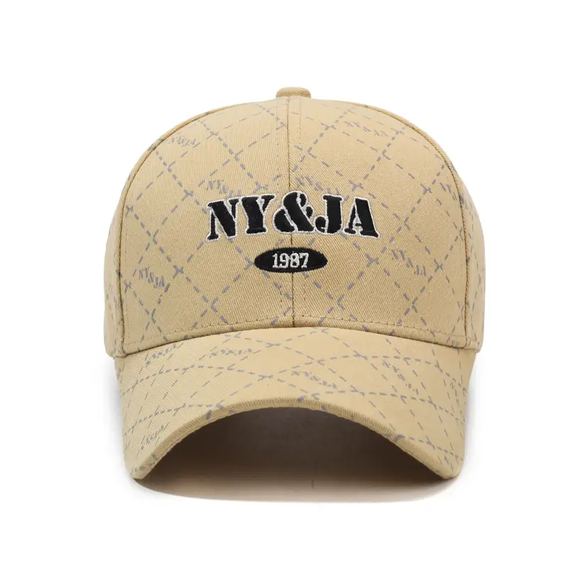 Men Women Quilted Baseball Cap with Embroidered Logo - Image 11
