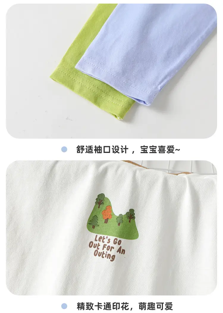 Baby Long Sleeve T-Shirt Boys Spring Outfit Spring Autumn Girls Baby Base Shirt Trendy — feature 8