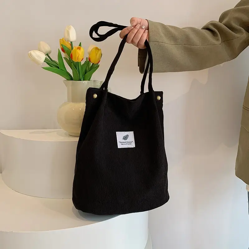 Velvet Shoulder Bag New Artistic Fresh Feather Women's Bag College Style Casual Large Capacity - Image 10