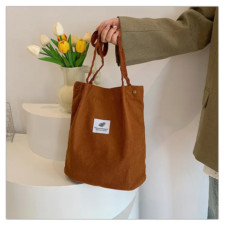 Velvet Shoulder Bag New Artistic Fresh Feather Women's Bag College Style Casual Large Capacity — feature 11
