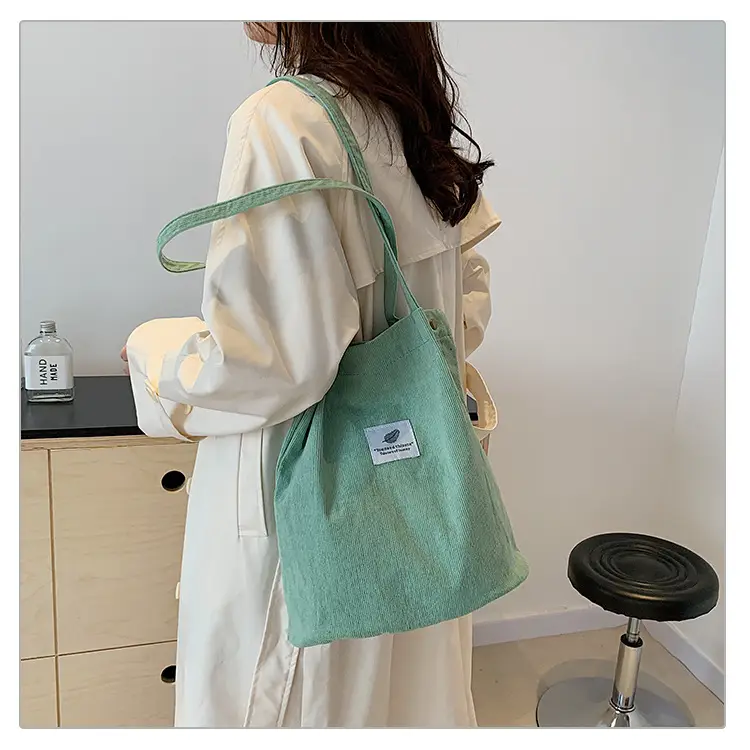 Velvet Shoulder Bag New Artistic Fresh Feather Women's Bag College Style Casual Large Capacity — feature 27