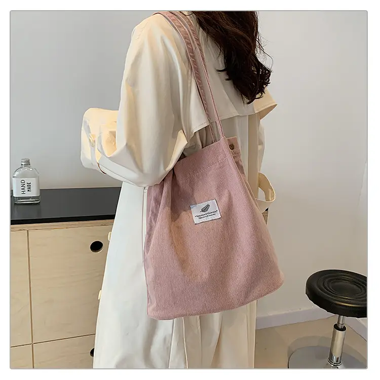 Velvet Shoulder Bag New Artistic Fresh Feather Women's Bag College Style Casual Large Capacity — feature 31